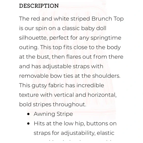 NWOT CaBi Brunch Top - Picture 2 of 5